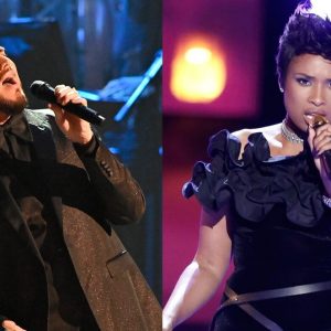 Adam Lambert and Jennifer Hudson