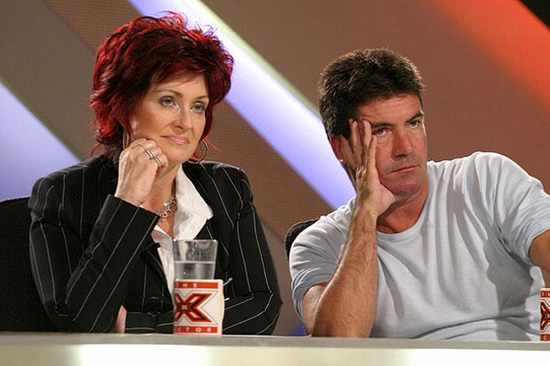 Sharon Osbourne Simon Cowell X Factor