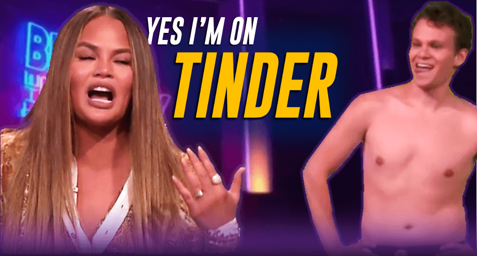 chrissy teigen tinder bring the funny
