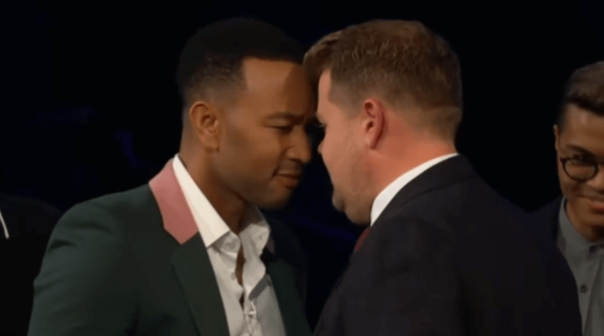 john legend vs james corden riff off