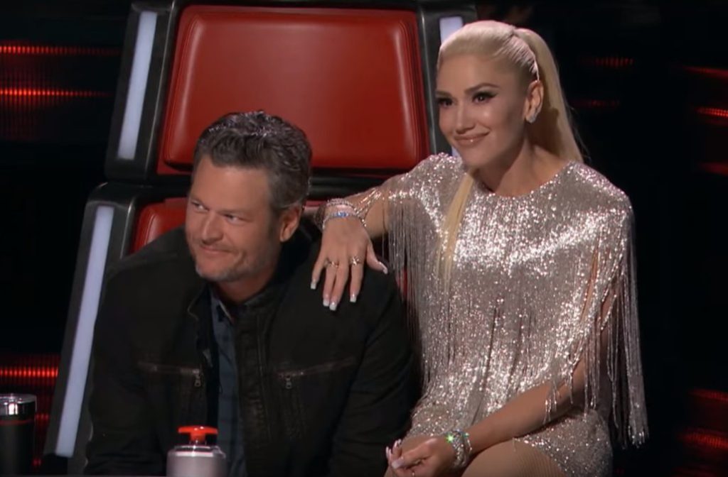 the voice gwen stefani blake shelton adam levine shefani shevine