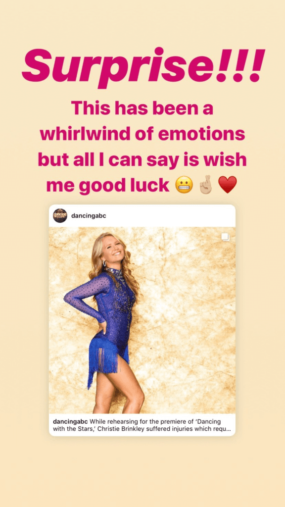 Sailor Brinkley Cook christie dancing with the stars