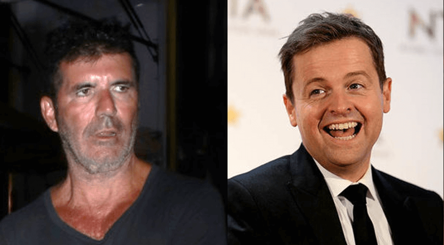 simon cowell face declan donnelly bgt dec
