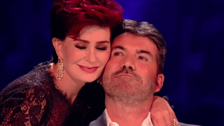Sharon Osbourne and Simon Cowell