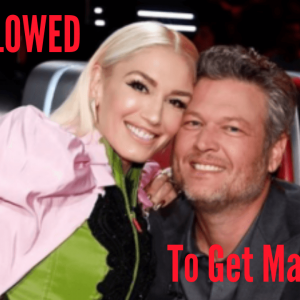 blake shelton gwen stefani not allowed to get married