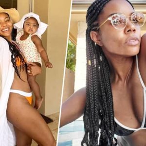 Gabrielle Union on vacation with family