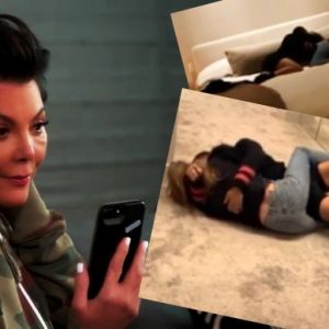Kris Jenner films Chrissy Teigen and John Legend