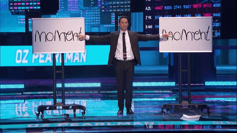 Oz Pearlman performs on "AGT: The Champions"