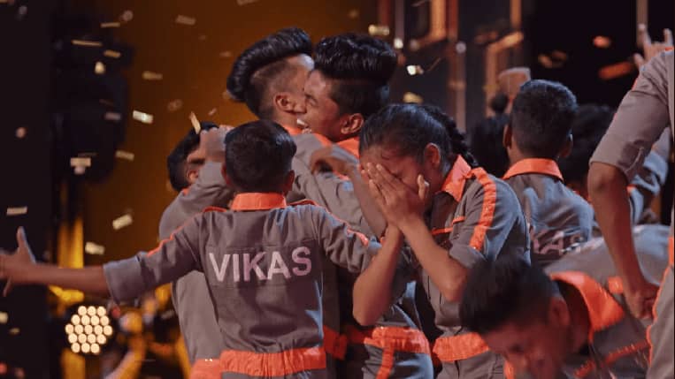 V Unbeatable earn the Golden Buzzer on "AGT Champions"