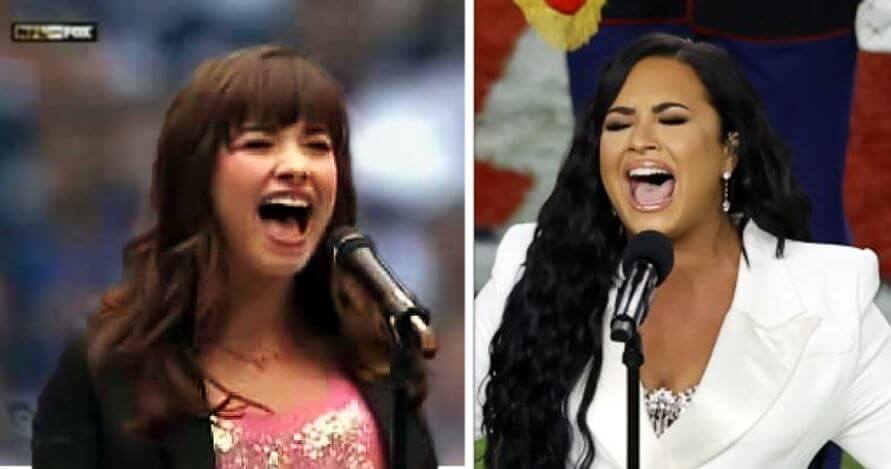 demi lovato super bowl tweet national anthem