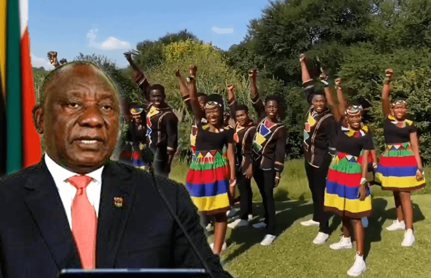 'AGT' Choir Make Cool Coronavirus Warning Video With South African President