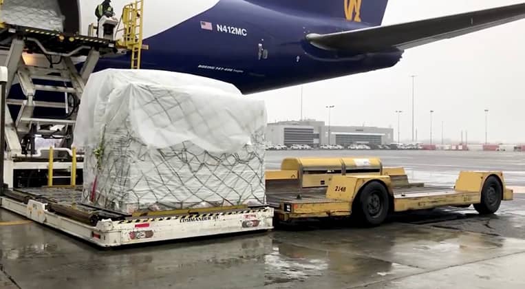 Shipments Of Face Masks Arrive In The United States