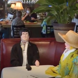 Blow-Up Dolls Social Distancing Restaurant Coronavirus