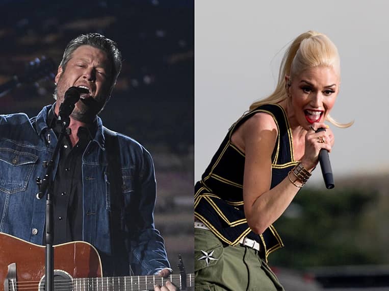 Gwen Stefani Blake Shelton Trace Adkins The voice