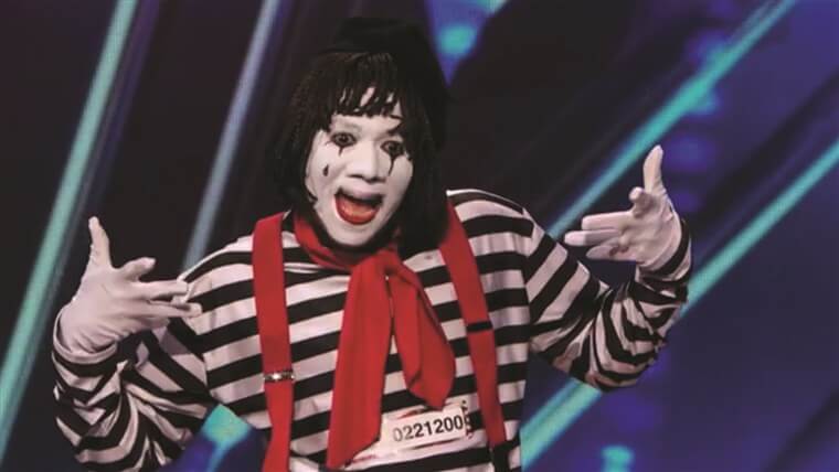 America's Got Talent Nick Cannon Larry The Mime The Masked Singer