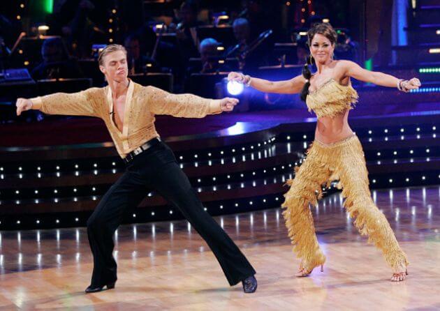 Dancing With The Stars Derek Hough Tyra Banks Len Goodman