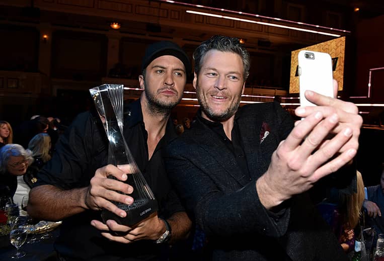 Luke Bryan and Blake Shelton