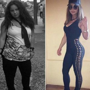 Lindita Halimi before and after
