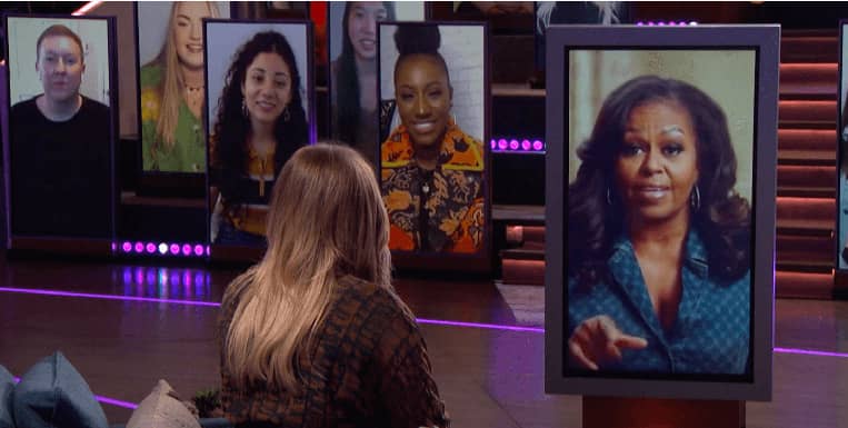 Kelly-Clarkson-Michelle-Obama-Jill-Biden-The-Kelly-Clarkson-Show-The-Voice