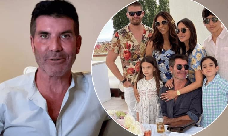 Simon Cowell Celebrates Easter
