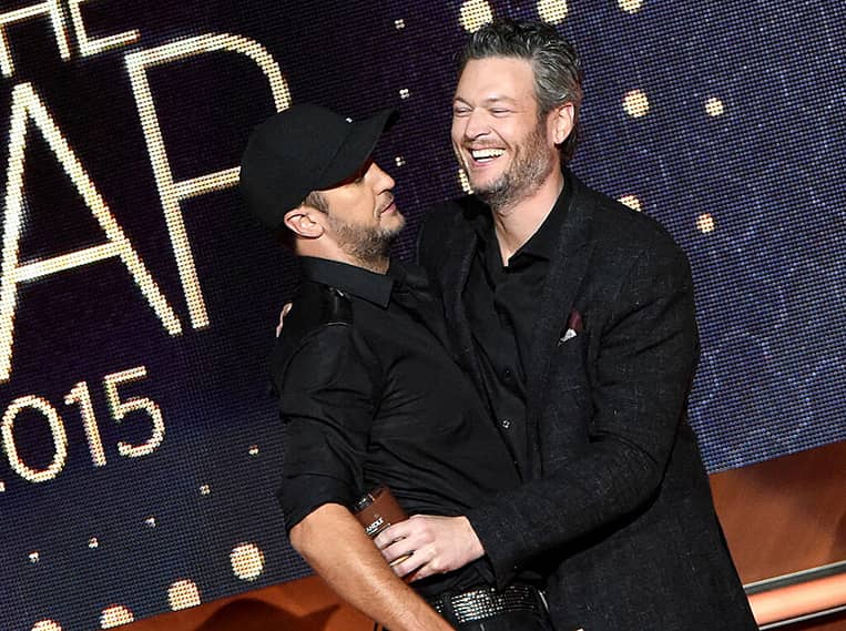 Luke Bryan and Blake Shelton