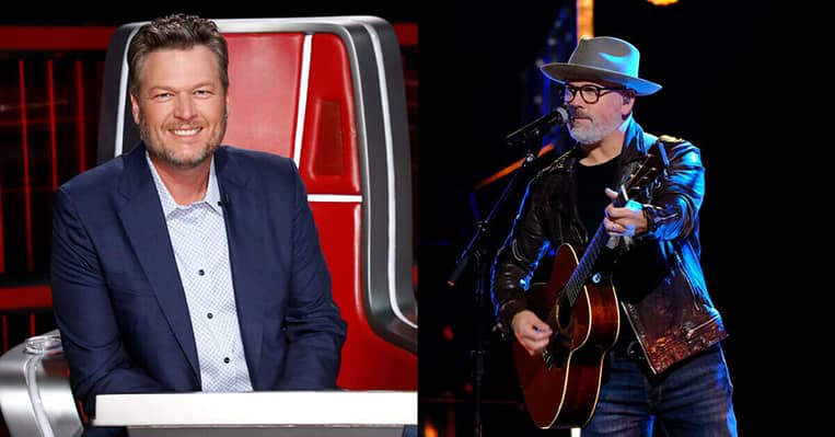 Blake Shelton and Pete Mroz