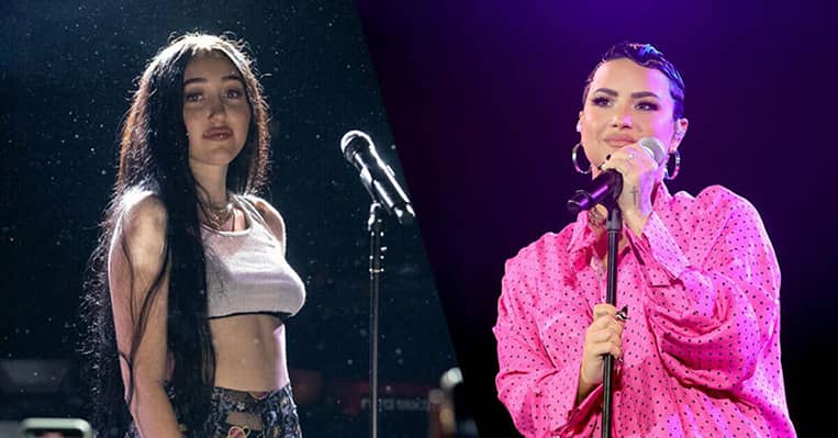 Noah Cyrus and Demi Lovato