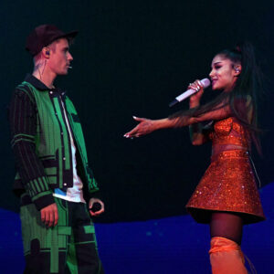 Ariana Grande and Justin Bieber