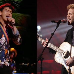 American Idol Hunter Metts and Francisco Martin