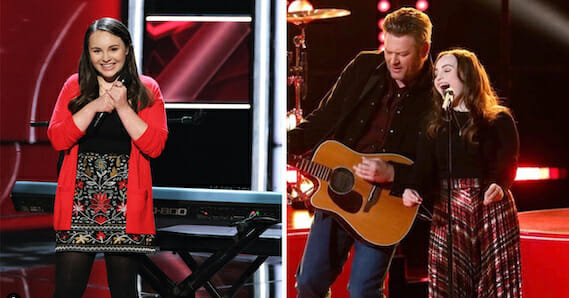 Kat Hammock and Blake Shelton The Voice