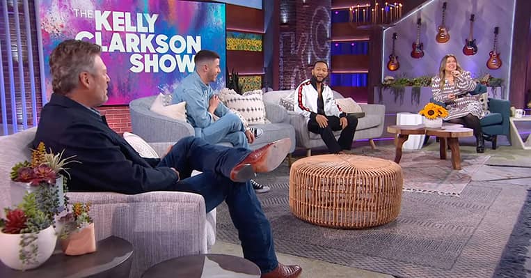 The Voice coaches on the Kelly Clarkson Show