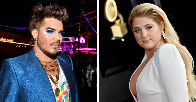 Adam Lambert and Megan Trainor
