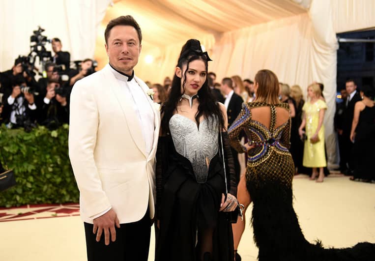 Grimes and Elon Musk