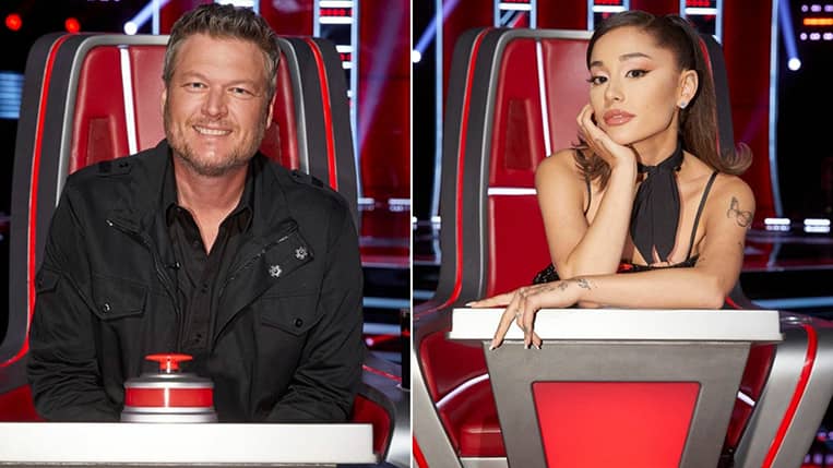 Blake Shelton and Ariana Grande