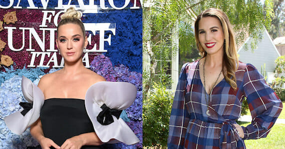 Katy Perry and Christy Carlson Romano