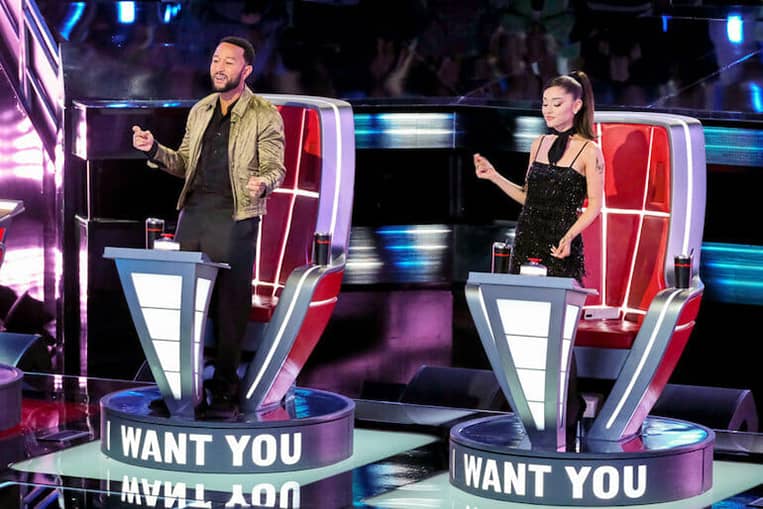 Ariana Grande and John Legend