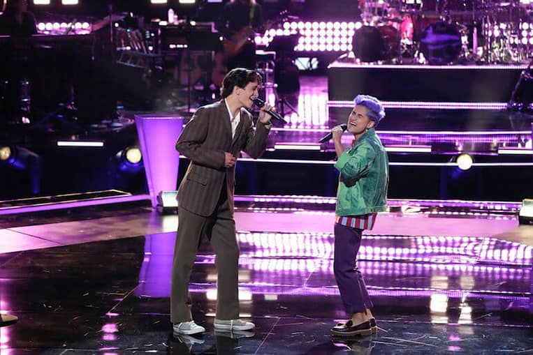 Jack Rogan and Sabrina Dias Team Legend the Voice