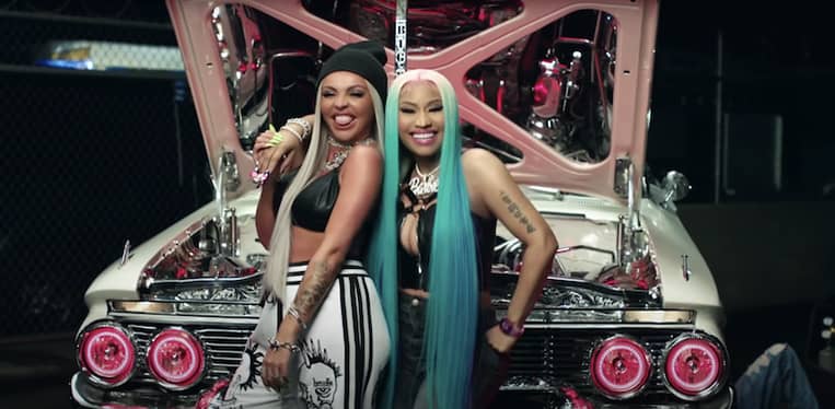Jesy Nelson and Nicki Minaj