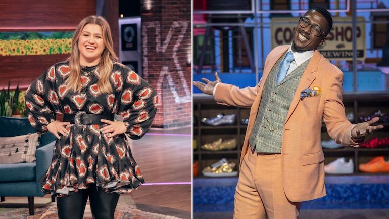 Kelly Clarkson and Nick Cannon