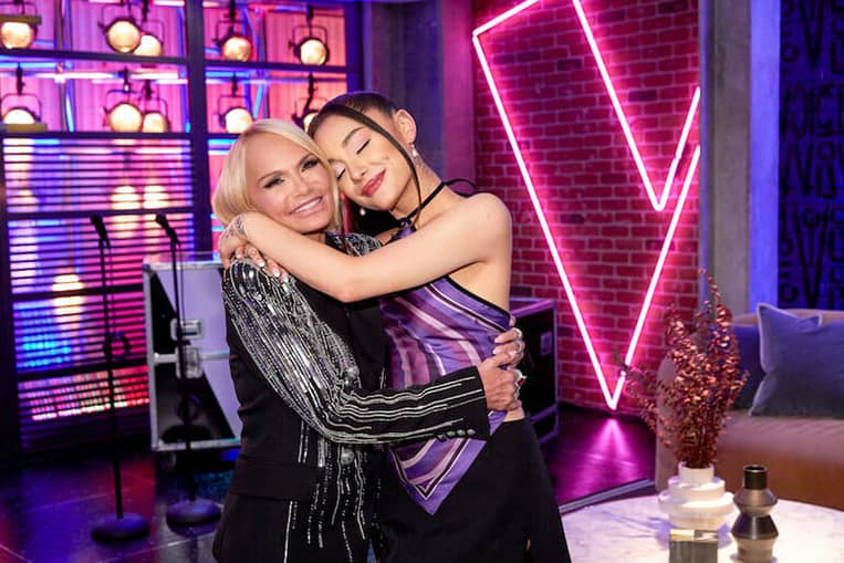 ariana grande kristin chenoweth the voice