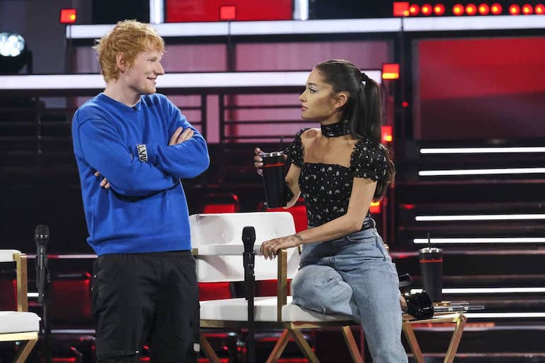 The Voice Knockouts Ariana Grande Ed Sheeran