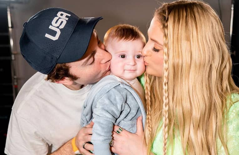Meghan Trainor and family