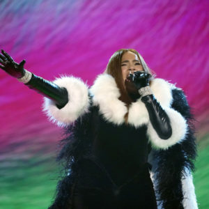 Faith Evans the masked singer skunk