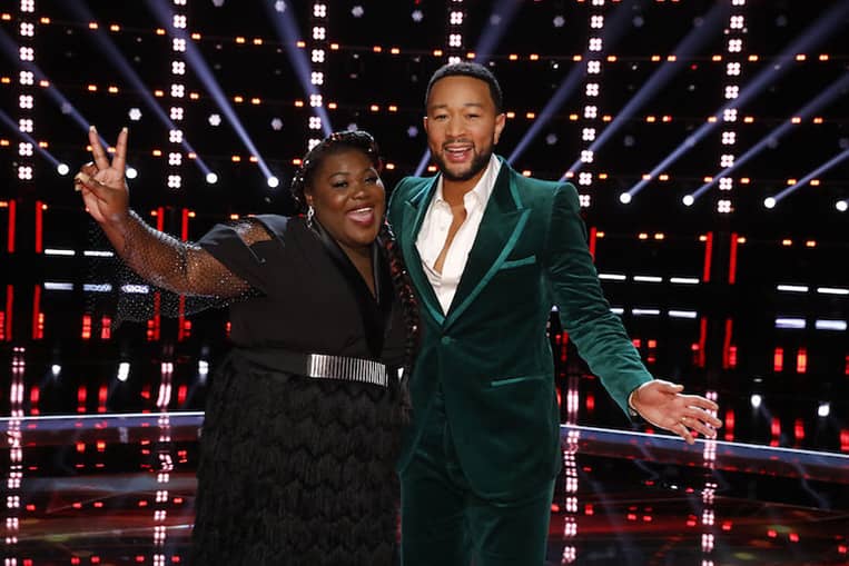 Jershika Maple, John Legend the voice