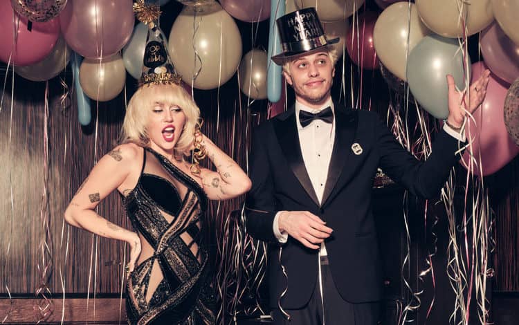 Miley Cyrus Pete Davidson New Year's Eve