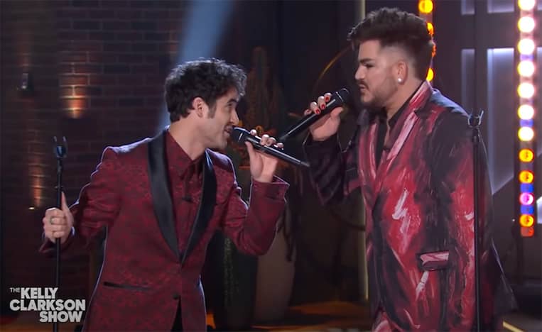 Adam Lambert and Darren Criss