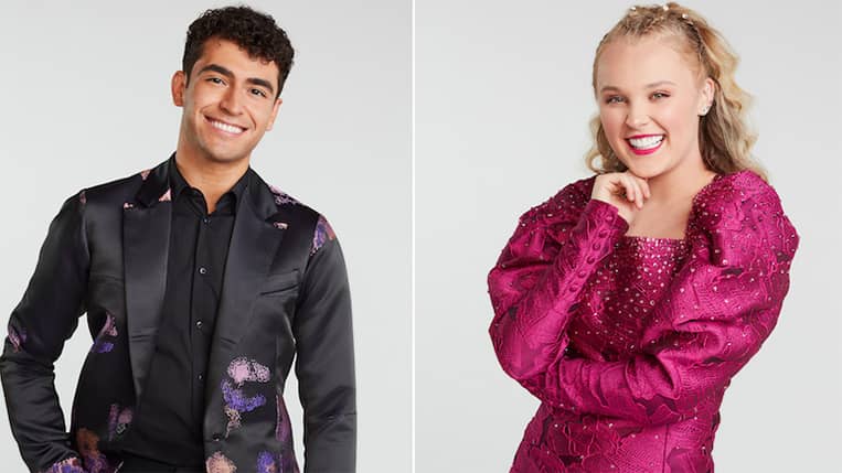 Ezra Sosa and JoJo Siwa