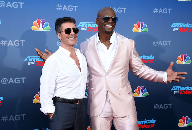 Simon Cowell and Terry Crews