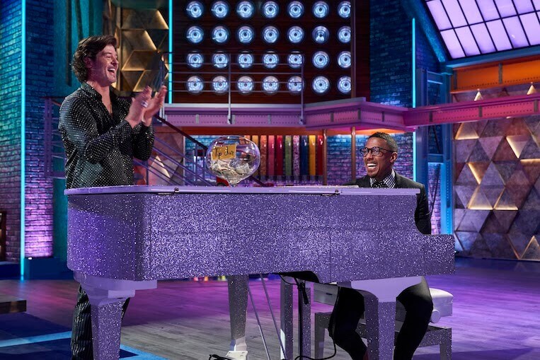 Nick Cannon and Robin Thicke