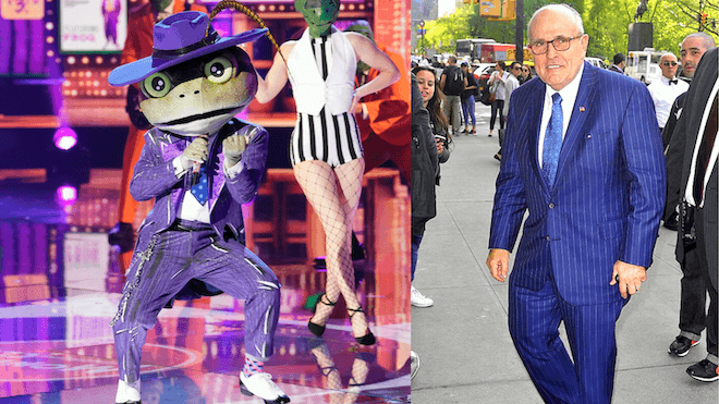 Rudy Giuliani the maked singer